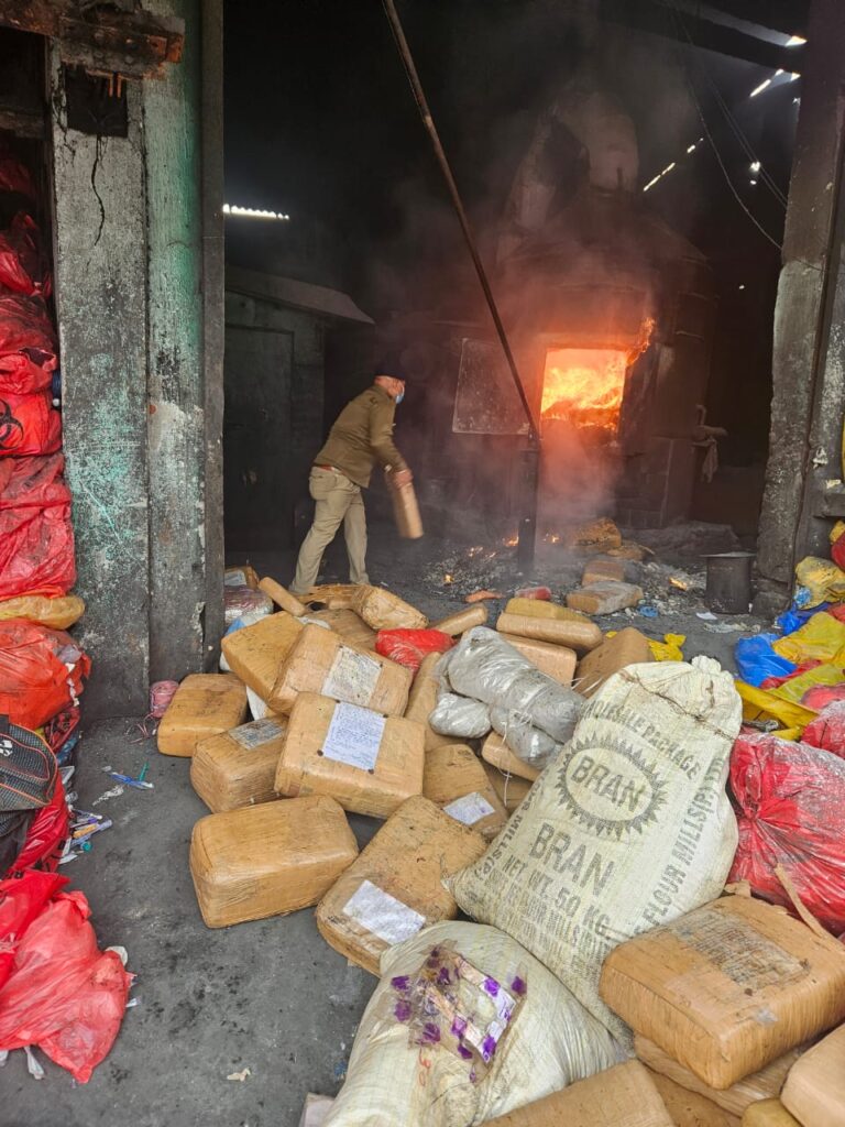 Disposal of Drugs at Pakhwada